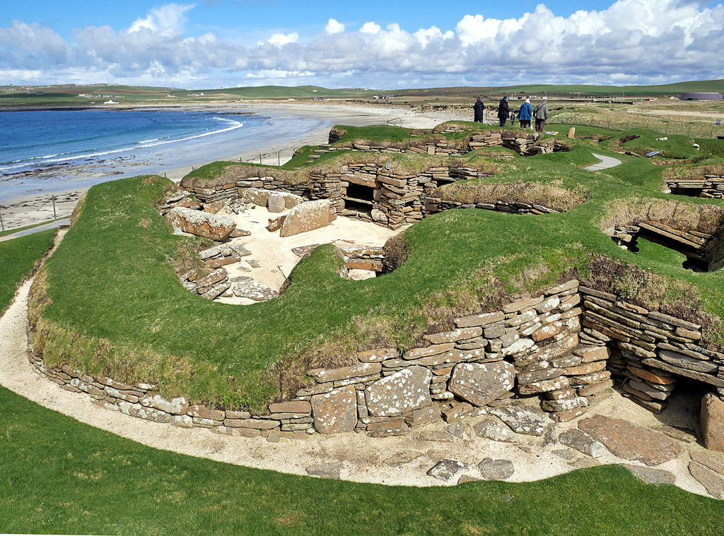 Skara Brae shingle beach